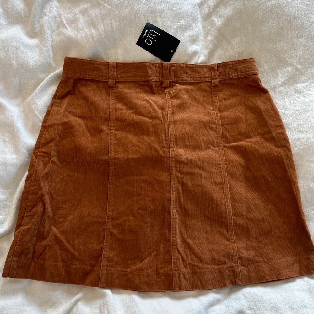Very J Rust Mini Skirt - Picture 4 of 4